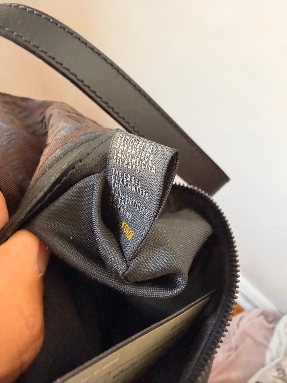 Vintage Fendi Baguette Zucchino Double Flap - Picture 12 of 13